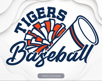 Detroit Baseball Team SVG, Fan PNG Clipart (Digital Files)