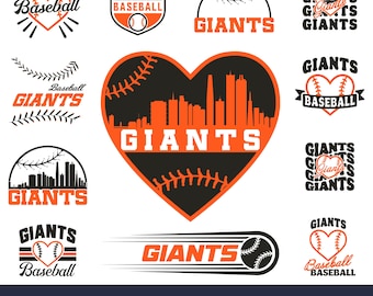 San Francisco baseball team bundle 20 fan designs. SVG Cricut cut files PNG sublimation