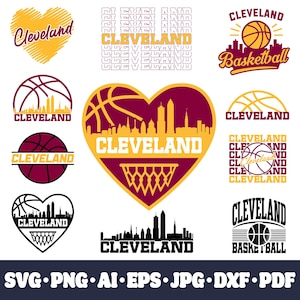 Basketball Cleveland Cavaliers Vintage Sports Patches