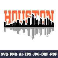 Houston Svg, Houston Skyline Svg, Houston Real Estate Svg, Houston ...