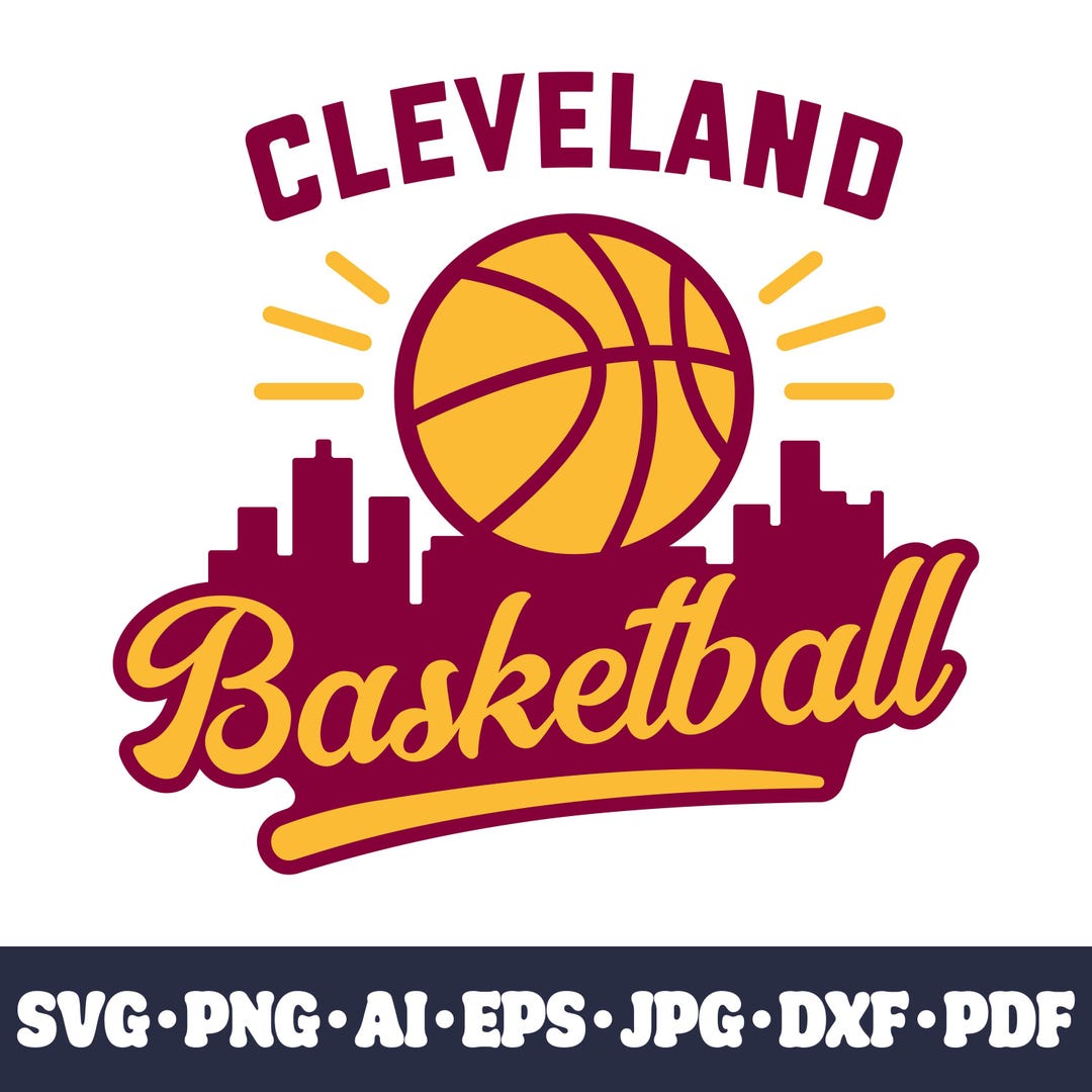 Cleveland Basketball Team SVG Cricut Cut File. City PNG Clipart ...