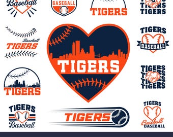 Detroit Baseball Team SVG Bundle, 20 Fan Designs (Digital Download) PNG designs for sublimation