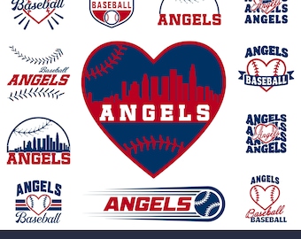 Los Angeles Baseball Team SVG Bundle, Fan Design (Digital Download) PNG t shirt sublimation