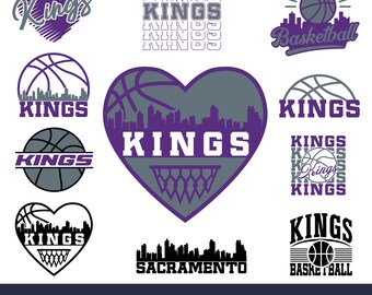 Sacramento Basketball Team SVG Bundle, Fan Designs (Digital Download) PNG t shirt sublimation