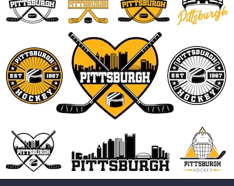 Pittsburgh Penguins Vintage Embroidered Iron On Patch