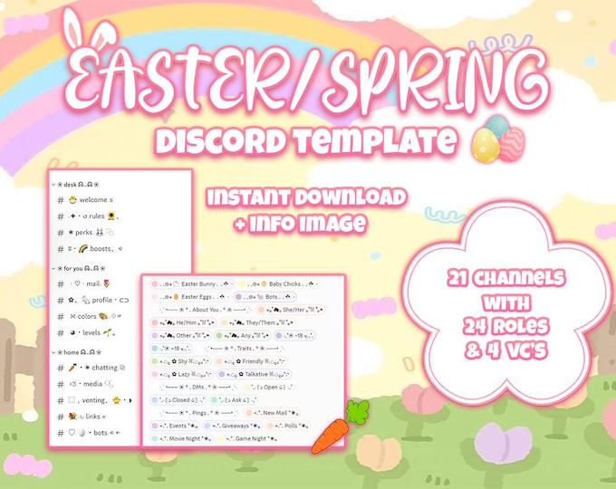 CUSTOM Aesthetic Discord Server for Gaming/twitch | Personalized ...
