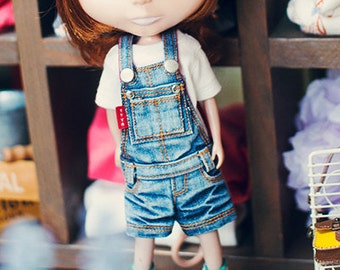 Blythe Washing korte overall - blauw