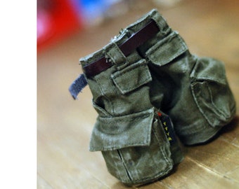 Blythe Washing Cargo Short Pants- Khaki