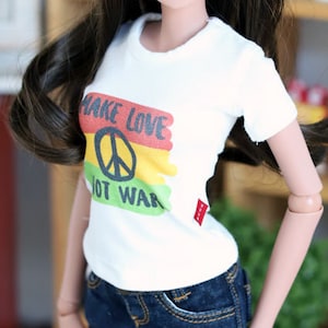 MAKE LOVE T-Shirt für SD13 Mädchen & Smart Doll