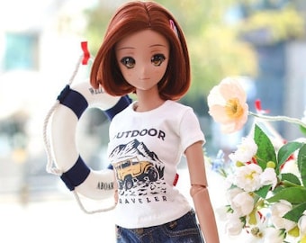 SD13 GIRL Smart Doll Outdoor T-shirt - White