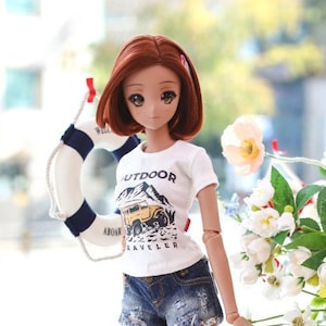 SD13 GIRL Smart Doll Outdoor T-shirt - White