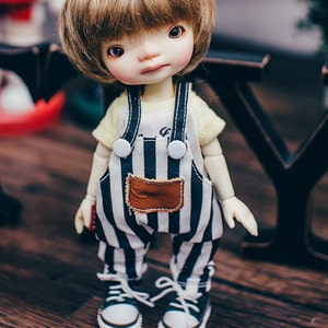 Lati Stripe Overall Black image 1