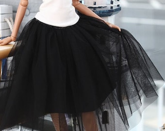 SmartDoll SD13GIRL Tutu Skirts - Black