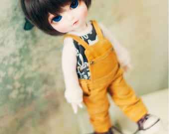 ラティ ウォッシングコットンオーバーオール マスタード