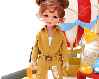PAOLA REINA Vintage JumpSuit-Dark Yellow