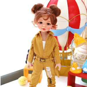 PAOLA REINA Vintage JumpSuit-Dark Yellow