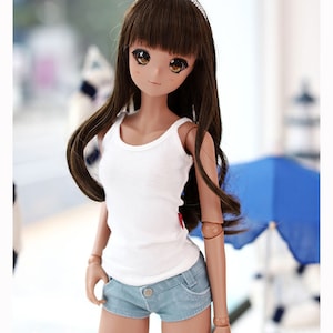 SmartDoll SD13GIRL Tanga Sin Mangas - Blanco