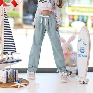 SD13 GIRL & Smart Doll band jogger pants-Blue