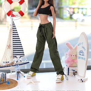 SD13 GIRL Smart Doll band jogger pants - Khaki