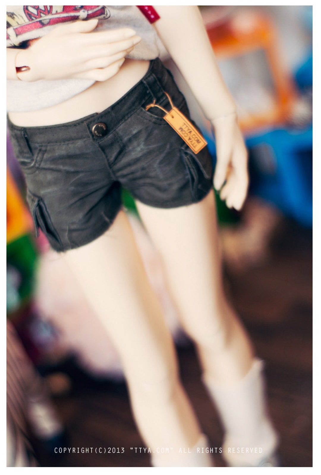 SD13 Girl Cargo Hot Pants Kahki Etsy