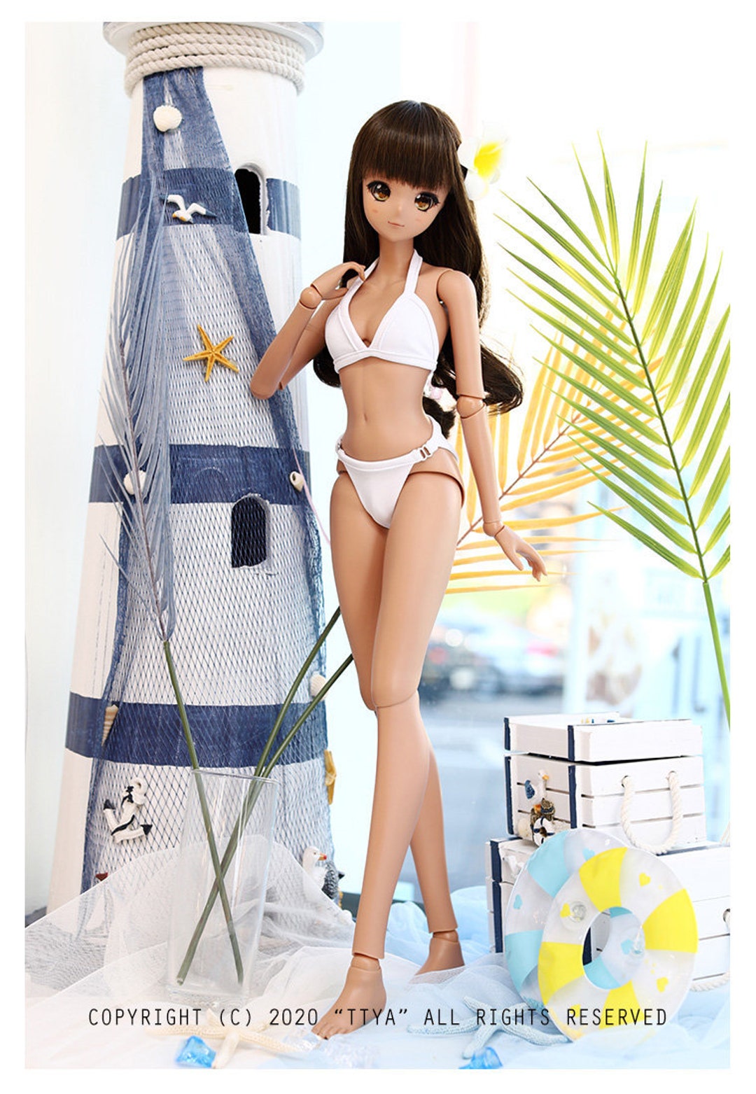 Smartdoll SD13GIRL Bikini - White - Etsy Smartdoll SD13GIRL Bikini - White - Etsy