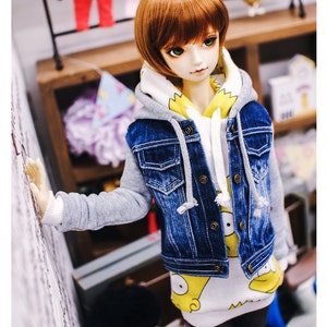 SD13 Girl Coloration Denim Jumper - Gray