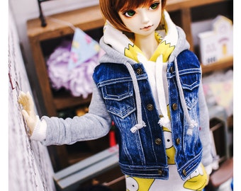 SD13 Girl Coloration Denim Jumper - Gray