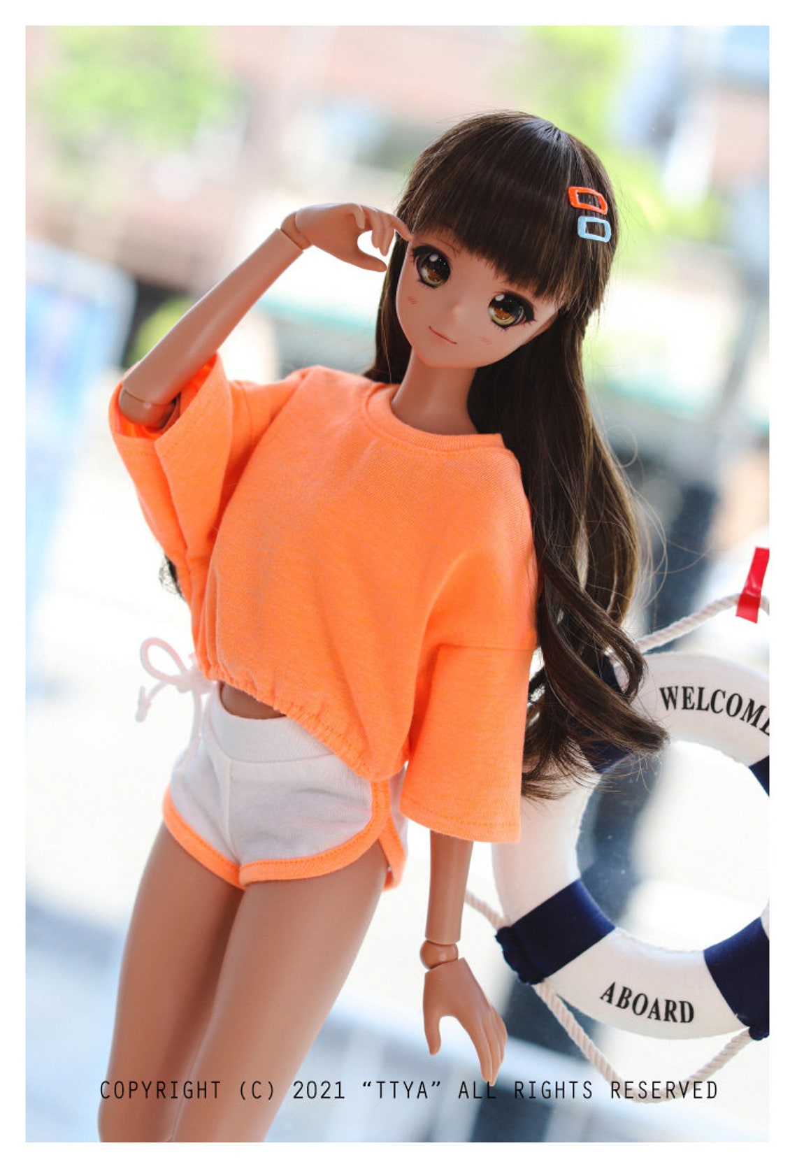 SD13 GIRL & Smart Doll Cutie Neon Orange Etsy