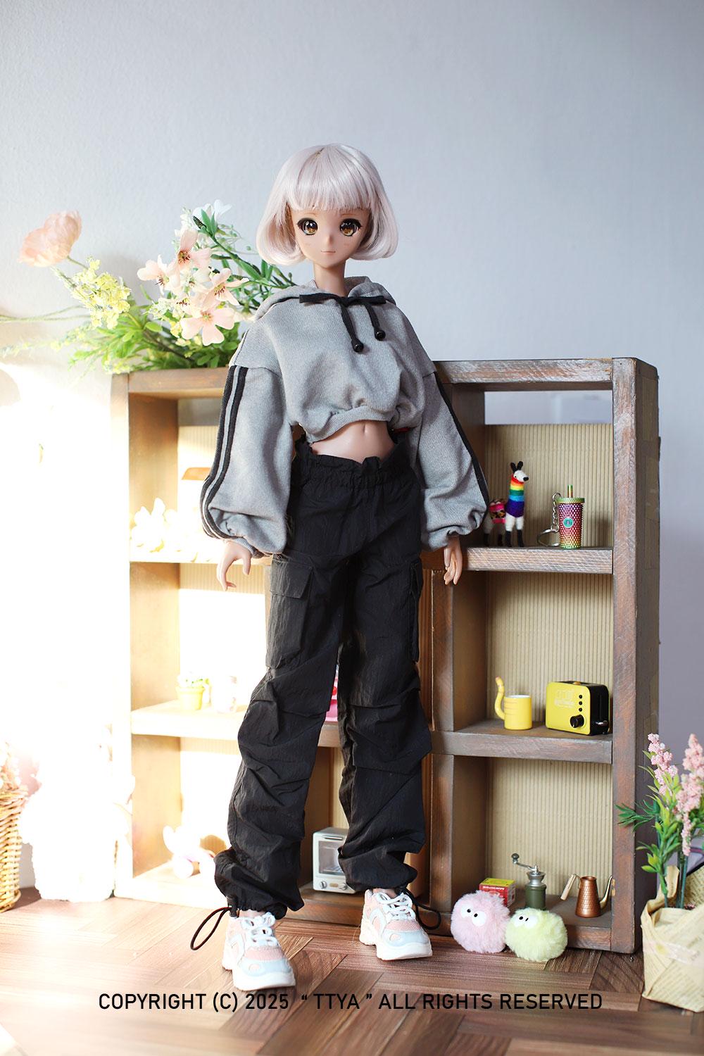 SD13 Girl Smart Doll Cargo Jogger Pants - Black - Etsy