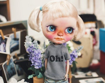 Blythe Oh T-shirts - Gray