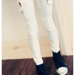 SmartDoll SD13GIRL Skinny Cargo Pants- White