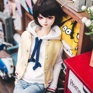 SD13 Girl Baseball Stripe jumper- Yellow