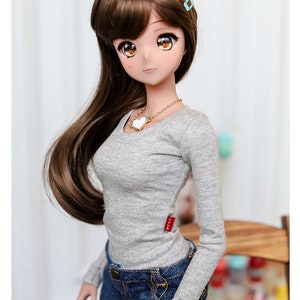 SmartDoll SD13GIRL Slim Basic T shirt - Gray