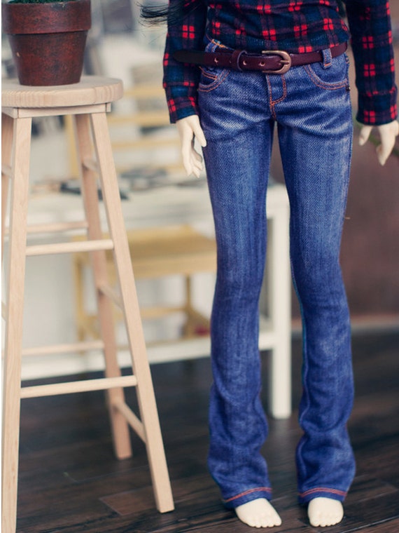 SD13 Girl Boot Cut Jean Etsy