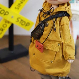 Blythe Anorak S.Washing Huvtröja - Senapsgrön