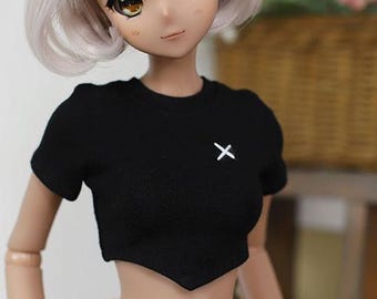 SmartDoll SD13GIRL Crob Tshirt - Black