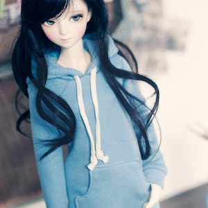 SD13 Girl Long Hooded-T -Indi Blue