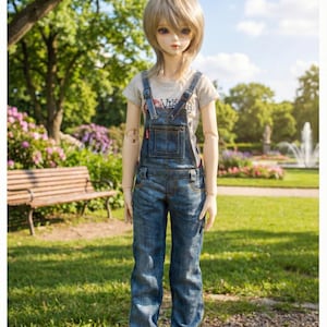 SmartDoll SD13GIRL  Washing Overall - Blue