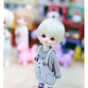 Lati Baggy Jeans Overall - Sky