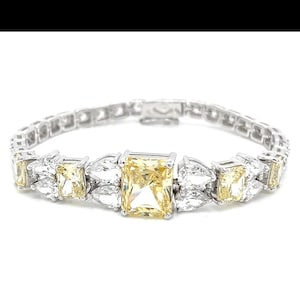 Sterling Silver and Cubic Zirconia Bracelet