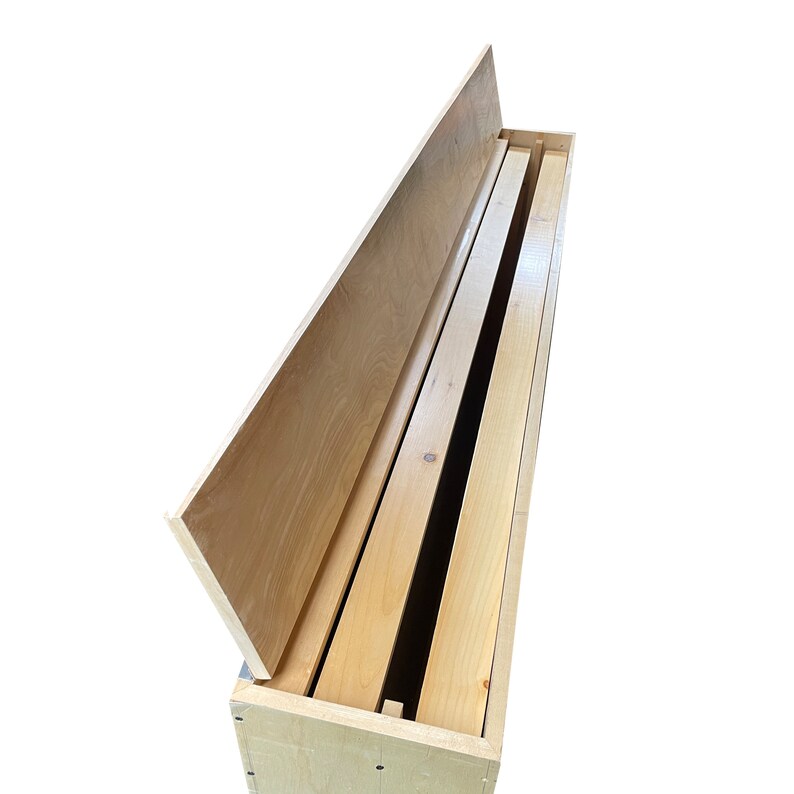 Huge custom built 2-drawer flat file, holds material up to 72 x 44 inches. image 7