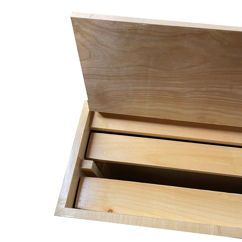 Huge custom built 2-drawer flat file, holds material up to 72 x 44 inches. image 6