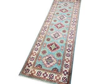 Stunning vintage runner in great condition! Made in Pakistan. 72 x 24 inches. Color is even better IRL!