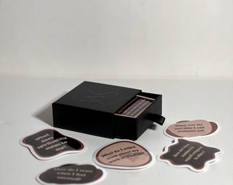 Guided Journal Prompt Stickers: Self-Reflection, Self-Care Gift