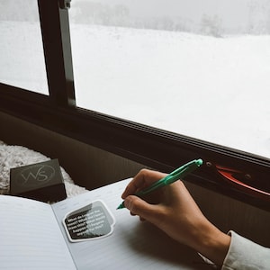 Guided Journal with prompt stickers (self-reflection, self-discovery, productivity, creativity, self-paced self-care journaling, journal prompts, mental health)