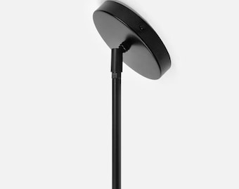 Adjustable Matte Black Sloped Ceiling Canopy - Chandelier & Pendant Lighting