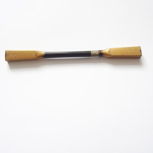 Kougai Black Gold Vintage Japanese Kanzashi