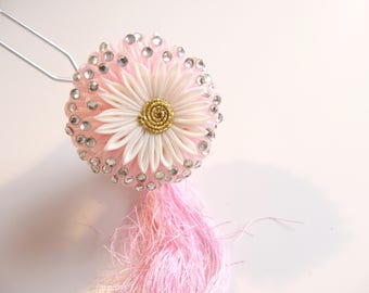 Items Similar To Kanzashi Hair Clips Japanese Hair Accessories