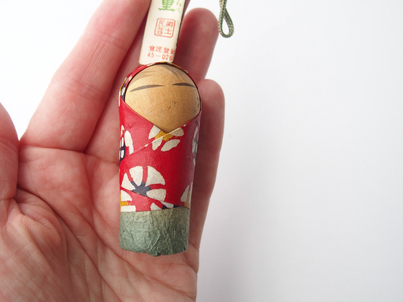 Twinkly Japanese Baby Doll Wrapped in Red Blanket Omamori With Etsy