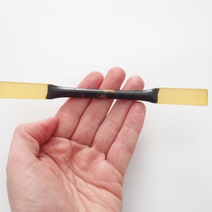 Japanese Kogai Yellow Black Hair Ornament from Japan Geisha Maiko Style Traditional Japanese Kanzashi